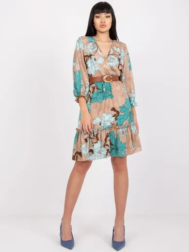 Sukienka damska, beżowa, Factory Price