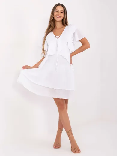 Sukienka damska, biała, Italy Moda