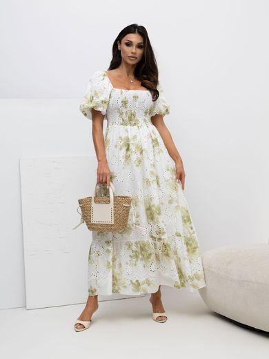 Sukienka damska, biała, Italy Moda