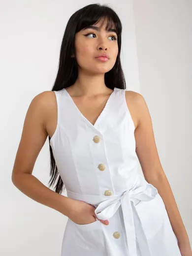 Sukienka damska, biała, Lakerta