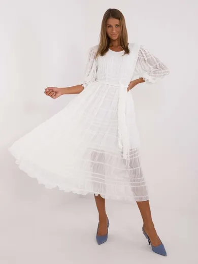 Sukienka damska, biała, Lakerta