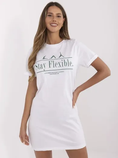 Sukienka damska, biała, Sublevel