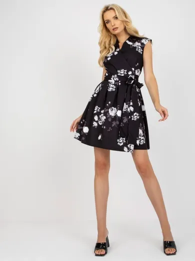 Sukienka damska, czarna, Lakerta