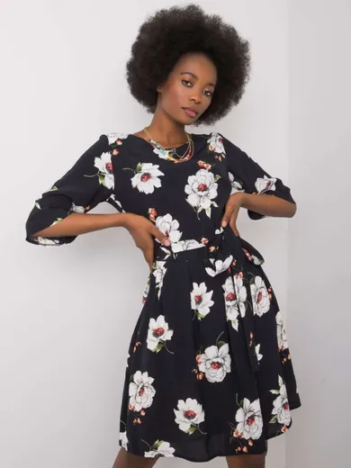 Sukienka damska, czarna, Lakerta