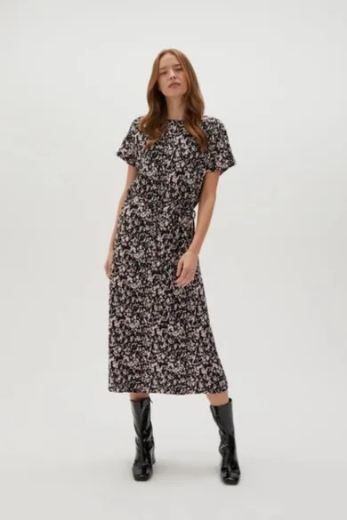 Sukienka damska, czarna, Moodo