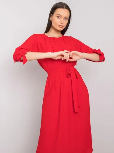 Sukienka damska, czerwona, Lakerta