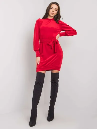 Sukienka damska, czerwona, Rue Paris