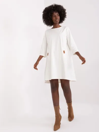 Sukienka damska, ecru, Relevance