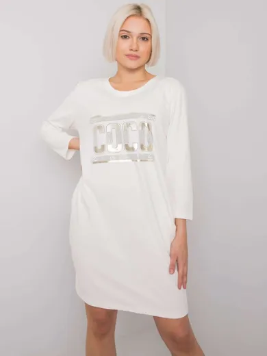 Sukienka damska, ecru, Relevance