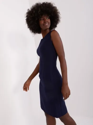 Sukienka damska, granatowa, Lakerta