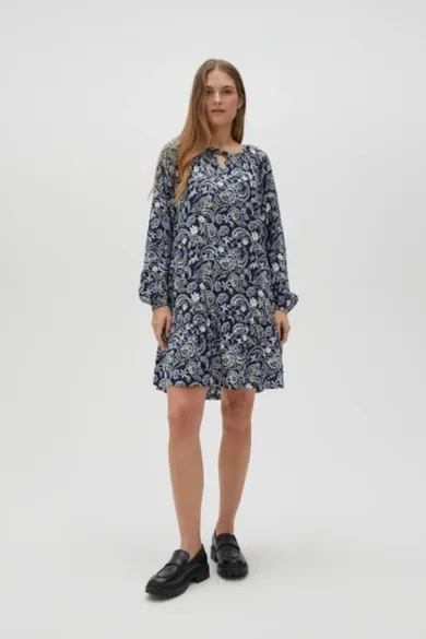 Sukienka damska, granatowa, Moodo