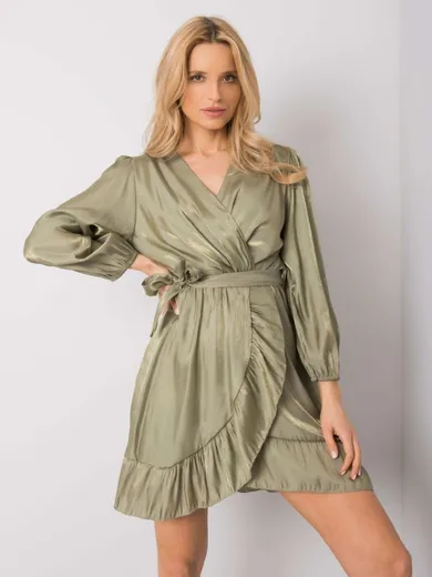 Sukienka damska, khaki, Italy Moda