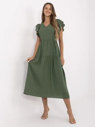 Sukienka damska, khaki, Italy Moda