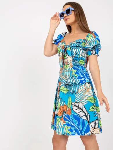 Sukienka damska, niebieska, Italy Moda