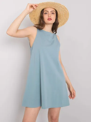 Sukienka damska, niebieska, Rue Paris