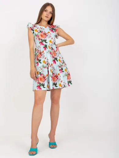 Sukienka damska, niebieska, Rue Paris