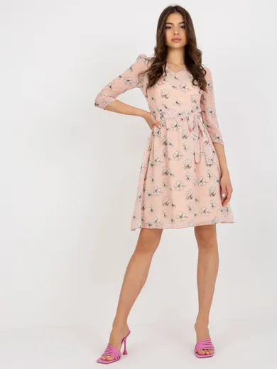 Sukienka damska, różowa, Lakerta