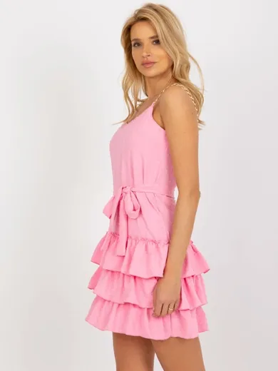 Sukienka damska, różowa, Lakerta