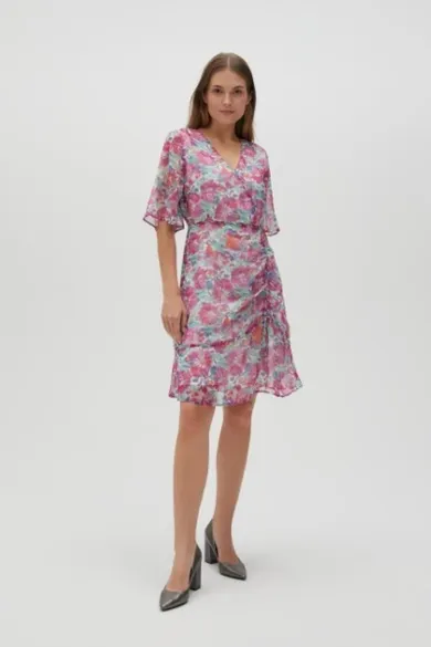 Sukienka damska, różowa, Moodo
