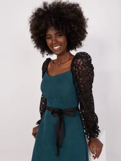 Sukienka damska, turkusowa, Lakerta