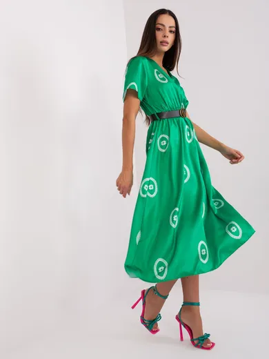Sukienka damska, zielona, Italy Moda