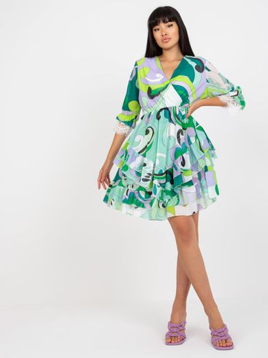 Sukienka damska, zielona, Italy Moda
