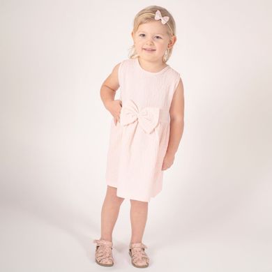 Sukienka dziewczęca bez rękawów, różowa, Nicol