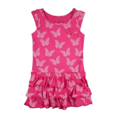 Sukienka dziewczęca bez rękawów, różowa, Tom Tailor