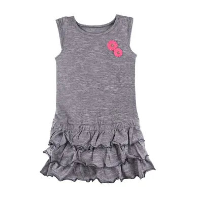 Sukienka dziewczęca bez rękawów, szara, Tom Tailor