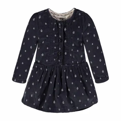 Sukienka dziewczęca z długim rękawem, czarna, Kanz