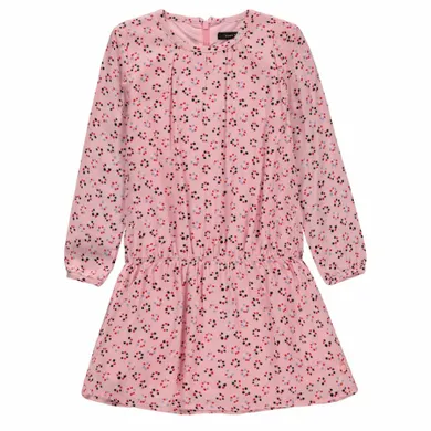 Sukienka dziewczęca z długim rękawem, różowa, Marc O'Polo