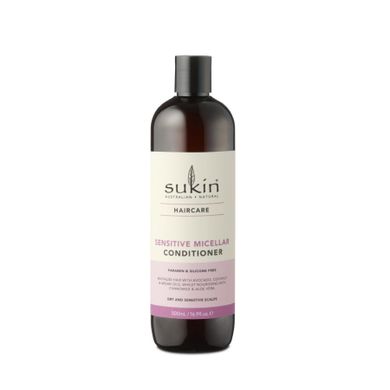 Sukin, Sensitive, delikatna, micelarna odżywka do włosów, 500 ml