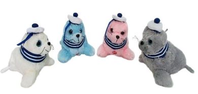 Sun-Day, Foka z głosem, maskotka, 40 cm, 1 szt.