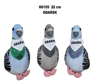 Sun-Day, Gołąb "Gdańsk", maskotka, 22 cm, 1 szt.