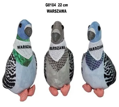 Sun-Day, Gołąb "Warszawa", maskotka, 22 cm, 1 szt.