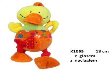Sun-Day, Kaczka z głosem, maskotka, 18 cm