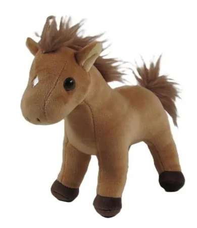 Sun-Day, Koń, maskotka, brązowy, 17 cm
