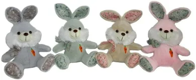 Sun-Day, Królik zajączek z marchewką, maskotka, 20 cm, 1 szt.