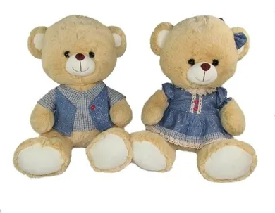 Sun-Day, Miś w ubranku, maskotka, 42 cm, 1 szt.