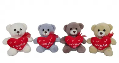 Sun-Day, Miś z sercem, Kocham Cię, maskotka, 17 cm, 1 szt.