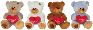 Sun-Day, Miś z sercem, maskotka, 25 cm, 1 szt.