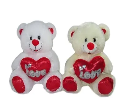 Sun-Day, Miś z sercem, maskotka, 30 cm, 1 szt.