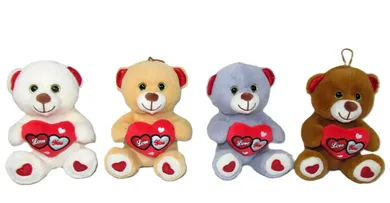 Sun-Day, Miś z serduszkiem, 15 cm, 1 szt.