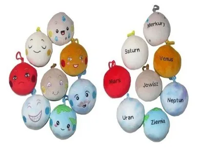 Sun-Day, Planety, maskotka, 9 cm, 1 szt.