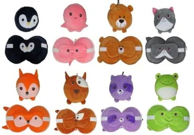 Sun-Day, poduszka podróżna i maska na oczy, 1 szt.