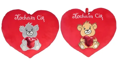 Sun-Day, Serce, Miś z serduszkiem, Kocham Cię, maskotka, 37 cm, 1 szt.