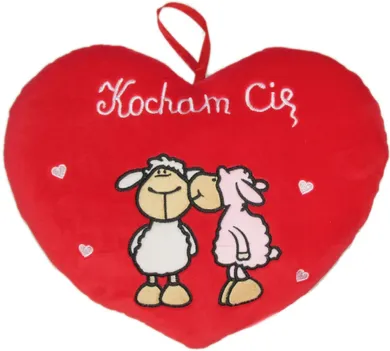 Sun-Day, Serce, Owce, Kocham Cię, maskotka, 15 cm