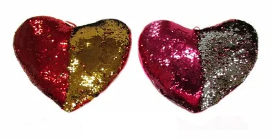 Sun-Day, serce z cekinami, 37 cm