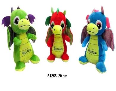 Sun-Day, Smok "Kraków", maskotka, 20 cm, 1 szt.