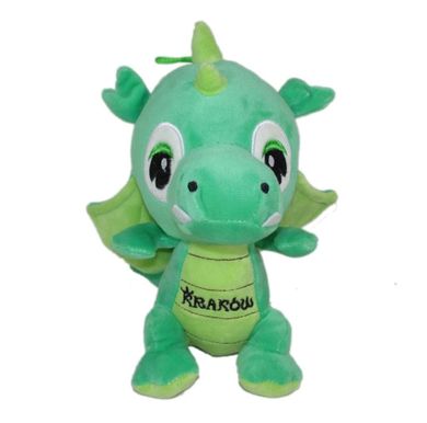 Sun-Day, Smok "Kraków", maskotka, ciemnozielony, 31 cm